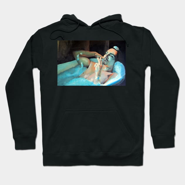 Klaus in the Bath - Umbrella Academy Hoodie by brainbag